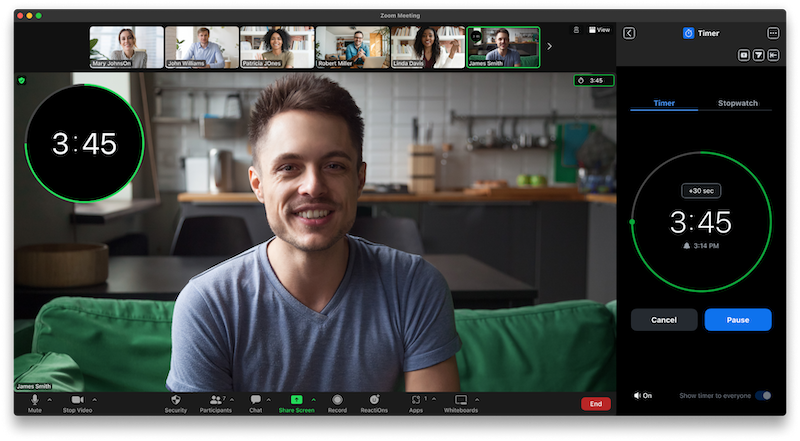 timer app desktop client