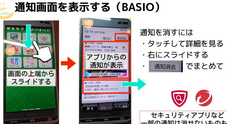 消せない通知があるのはなぜ? 【BASIOの通知画面の見方】 1 e6b688e3819be381aae38184e9809ae79fa5e3818ce38182e3828be381aee381afe381aae3819cefbc9f e38090basioe381aee9809ae79fa5e794bbe99da2e381ae
