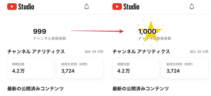 youtube 1000nin data0